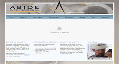 Desktop Screenshot of abideinternational.com